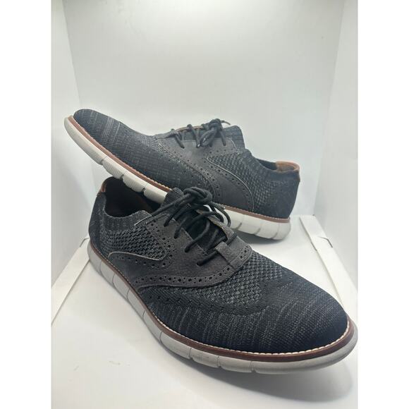 Johnston & Murphy Holden Knit Wingtip Mens Memory Foam Size 8.5 Business Casual - Picture 4 of 9